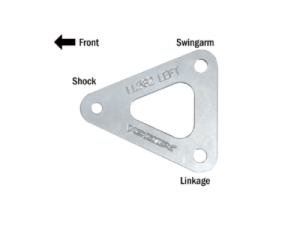 Yamaha YZF-R1 SP Lowering Link Kit - Vortex Racing - Silver - 2006